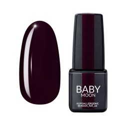 Гель-лак Baby Moon Burgundy 010 брусничний темний. 6 мл