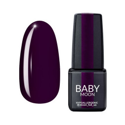 Гель-лак Baby Moon Burgundy 011 темно-сливовый. 6 мл