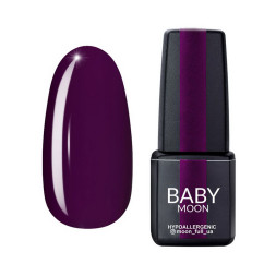 Гель-лак Baby Moon Burgundy 012 сливовый. 6 мл