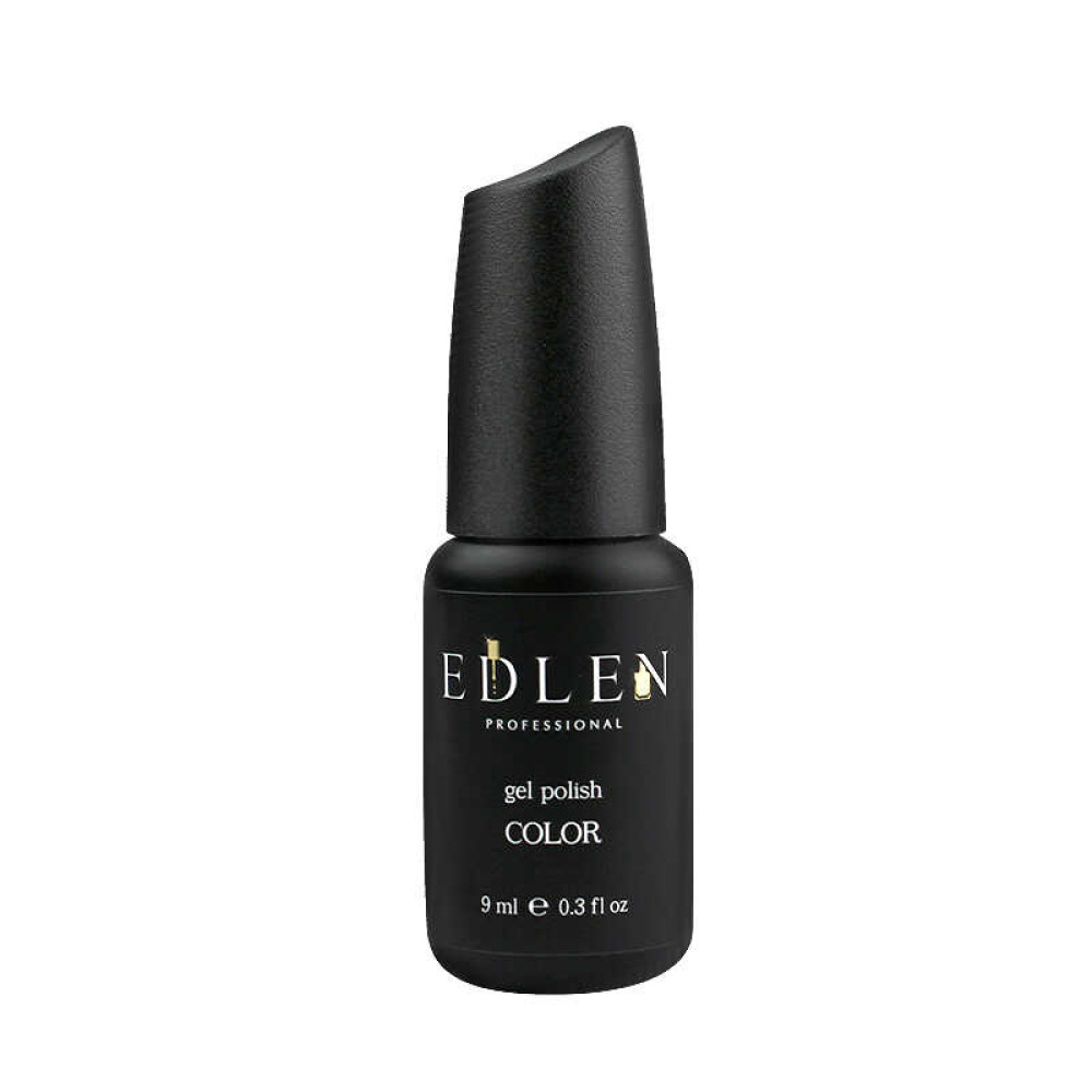 Гель-лак Edlen Professional 014 бордово-сливовый с красными блестками. 9 мл