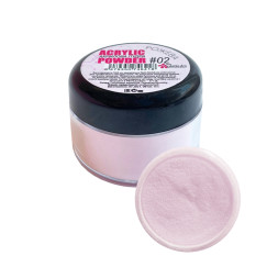 Акриловая пудра Nails Molekula Acrylic Powder 02, розовая, 15 г