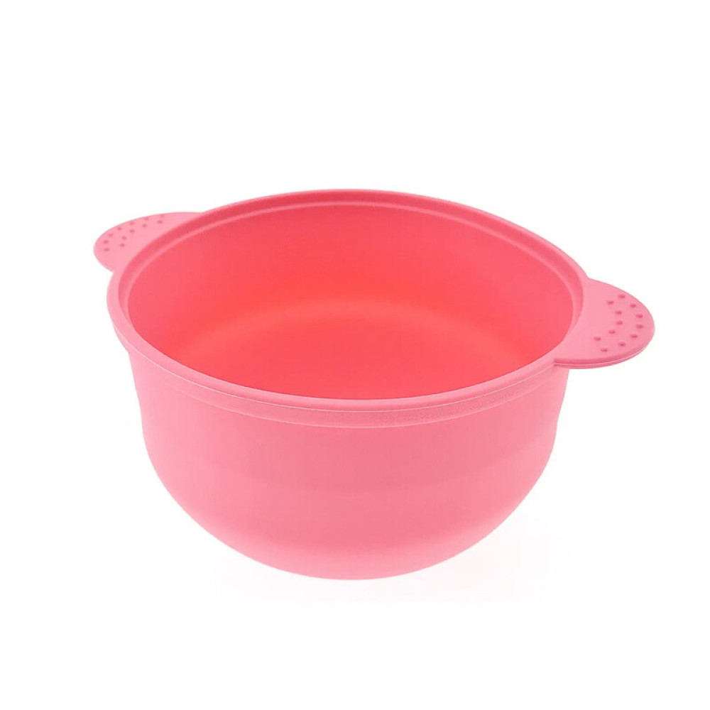 Чаша силіконова для воскоплаву 400 мл. колір світло-рожевий