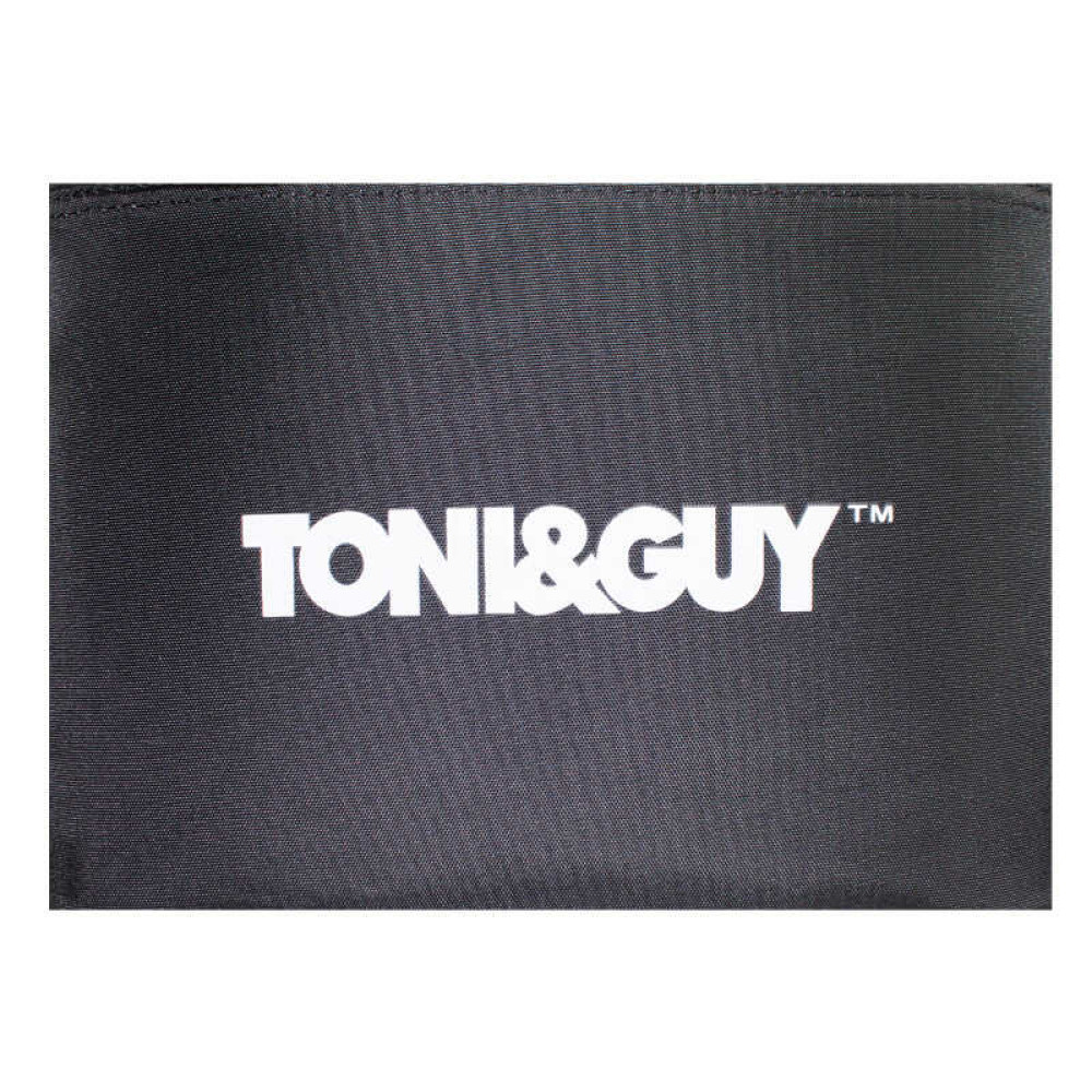 Б'юті-кейс майстра манікюру, перукаря, візажиста з полицями Toni&Guy, 35х24х21 см, колір чорний
