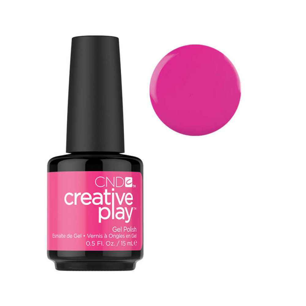 Гель-лак CND Creative Play 409 Berry Shocking рожевий. 15 мл
