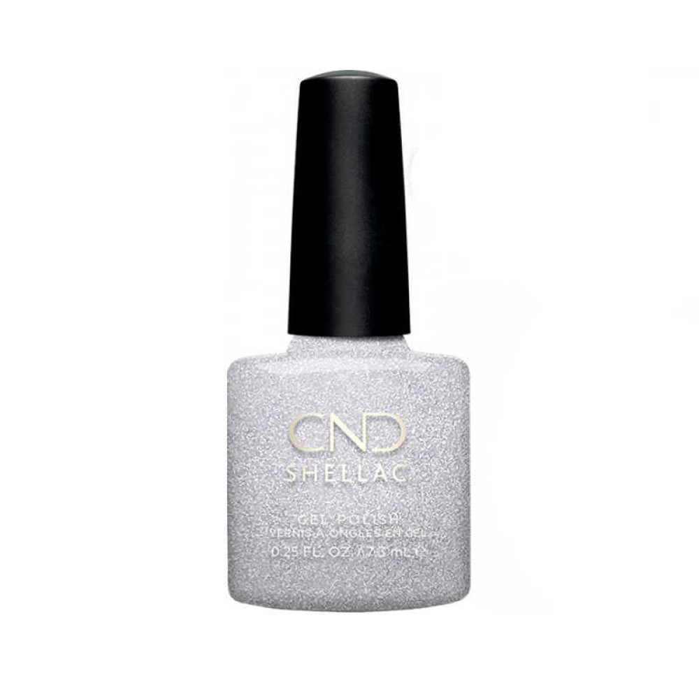 CND Shellac Night Moves 291 After Hours. срібло з блискітками. 7.3 мл