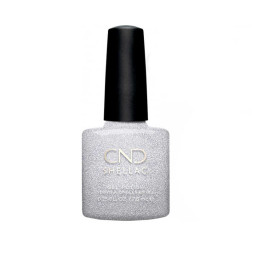 CND Shellac Night Moves 291 After Hours. серебро с блестками. 7.3 мл