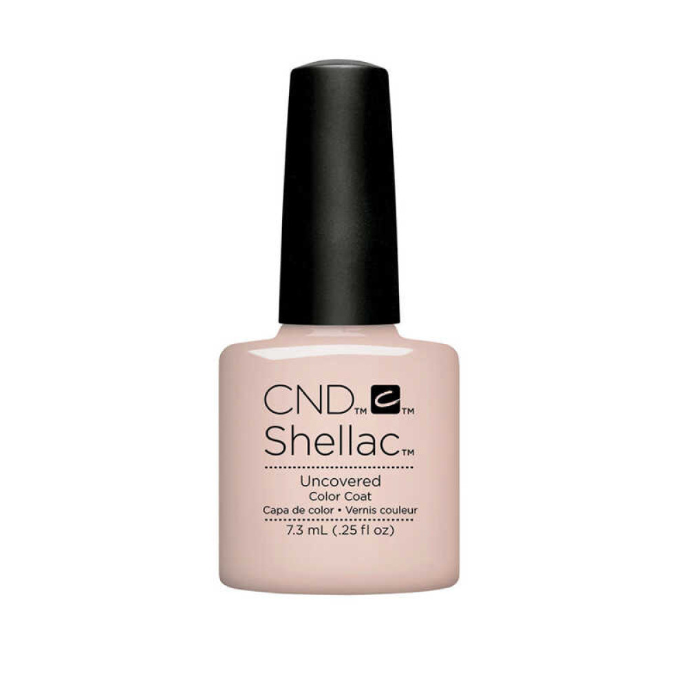 CND Shellac Nude Uncovered розово-бежевый, 7,3 мл