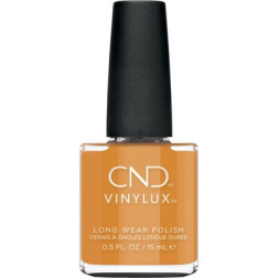 Лак CND Vinylux Wild Romantics 387 Candlelight желтый золотарник. 15 мл