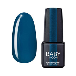 Гель-лак Baby Moon Cold Ocean 004 темно-бирюзовый. 6 мл