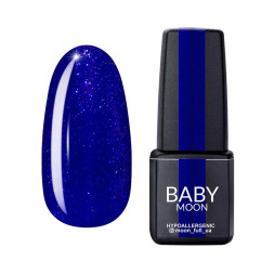 Гель-лак Baby Moon Cold Ocean 024 ультрамариновый. 6 мл