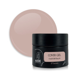 Гель строительный камуфлирующий Adore Professional Builder Cover Gel 07 Brown. холодный бежевый. 5 г