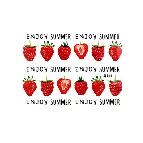 Слайдер-дизайн Д 644 Summer strawberry , фото 1, 15.00 грн.