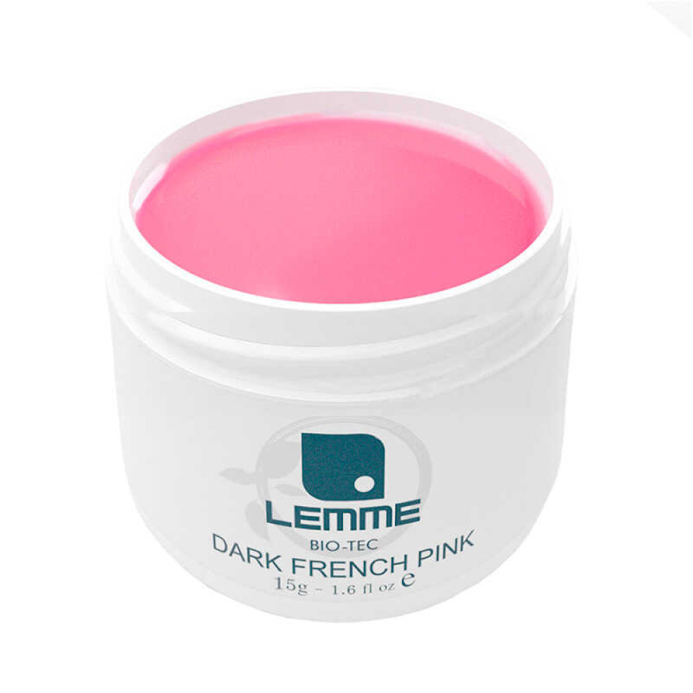 Гель однофазний камуфлюючий Lemme Bio-Tec Dark French Pink. теплий персиково-рожевий. 15 г