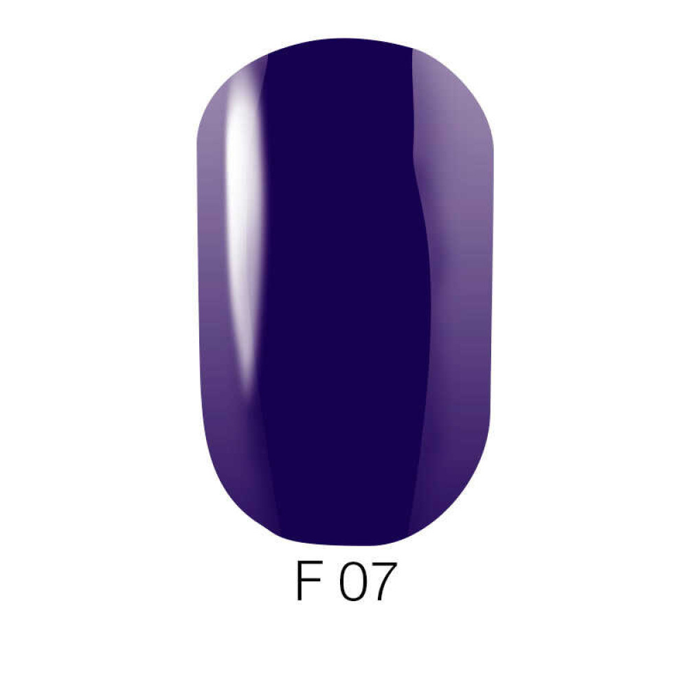 Гель-лак Go Fluo 007 глибокий синьо-фіолетовий з флуоресцентним ефектом. 5.8 мл