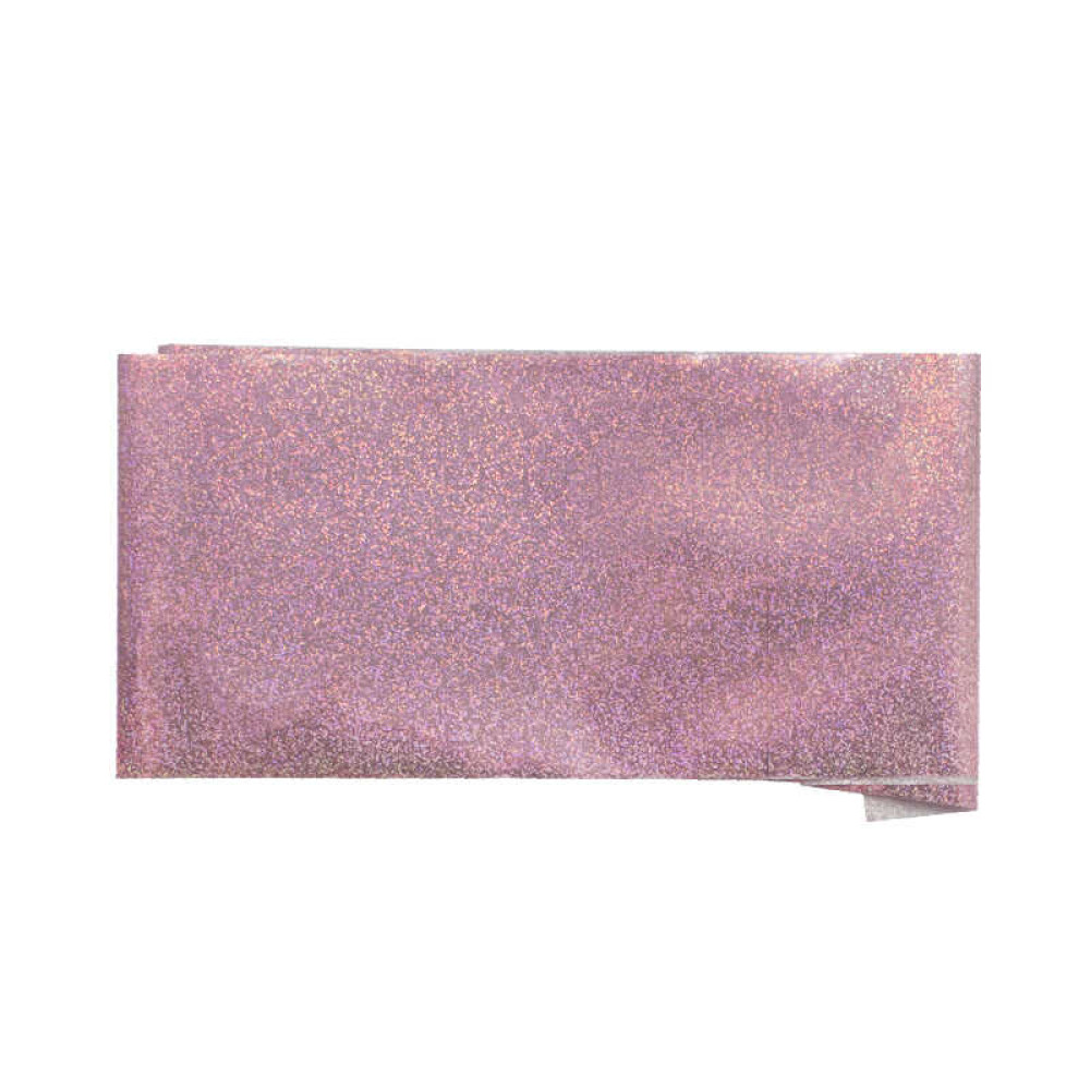 Фольга для ногтей переводная 111, для литья и кракелюра, розовая, песок L= 0,5 м, ширина 4 см