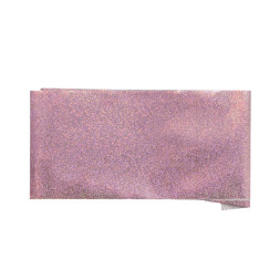Фольга для нігтів перебивна, для лиття, рожева, пісок L = 1 м. Ширина 4 см