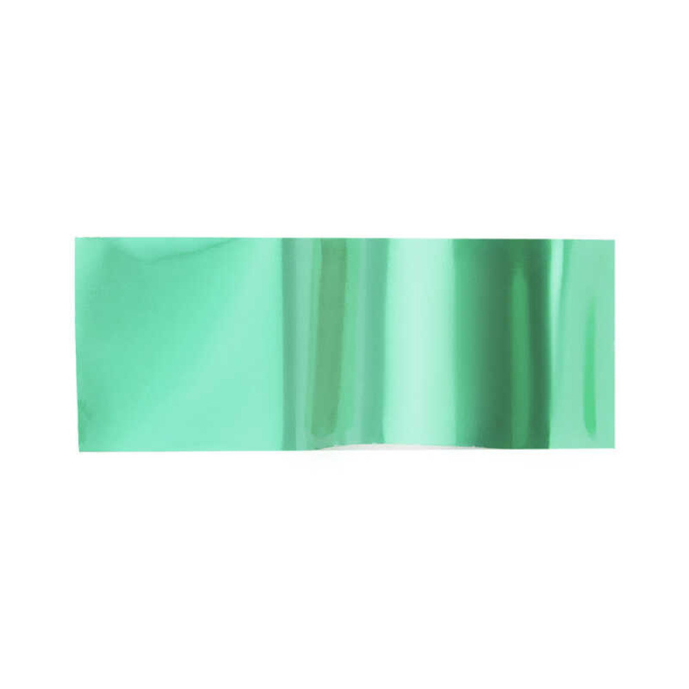Фольга для ногтей переводная, для литья, светло-зеленая  L= 1 м ширина 4 см
