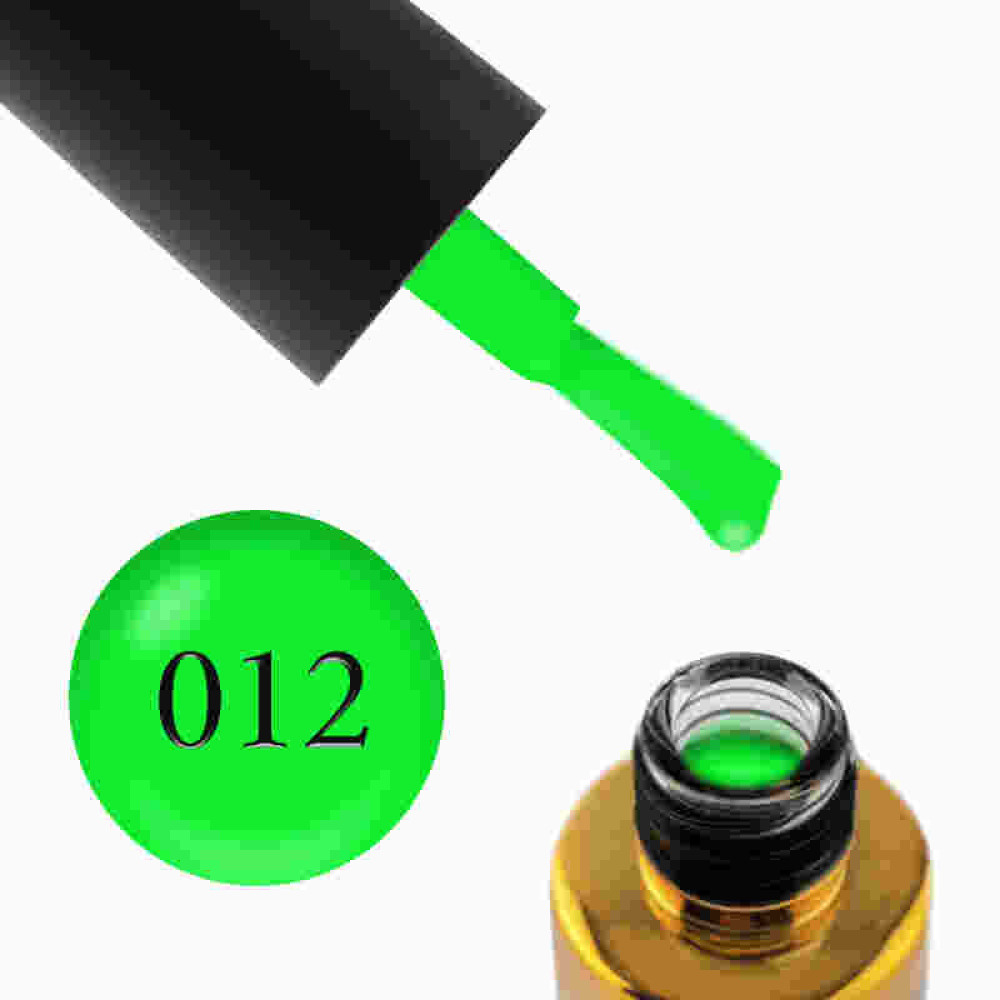 Гель-лак F.O.X Pigment 012 зеленый, 6 мл
