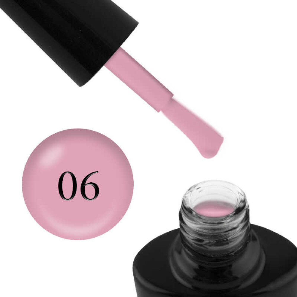 Гель-лак G.La color 006 тьмяний рожевий, 10 мл