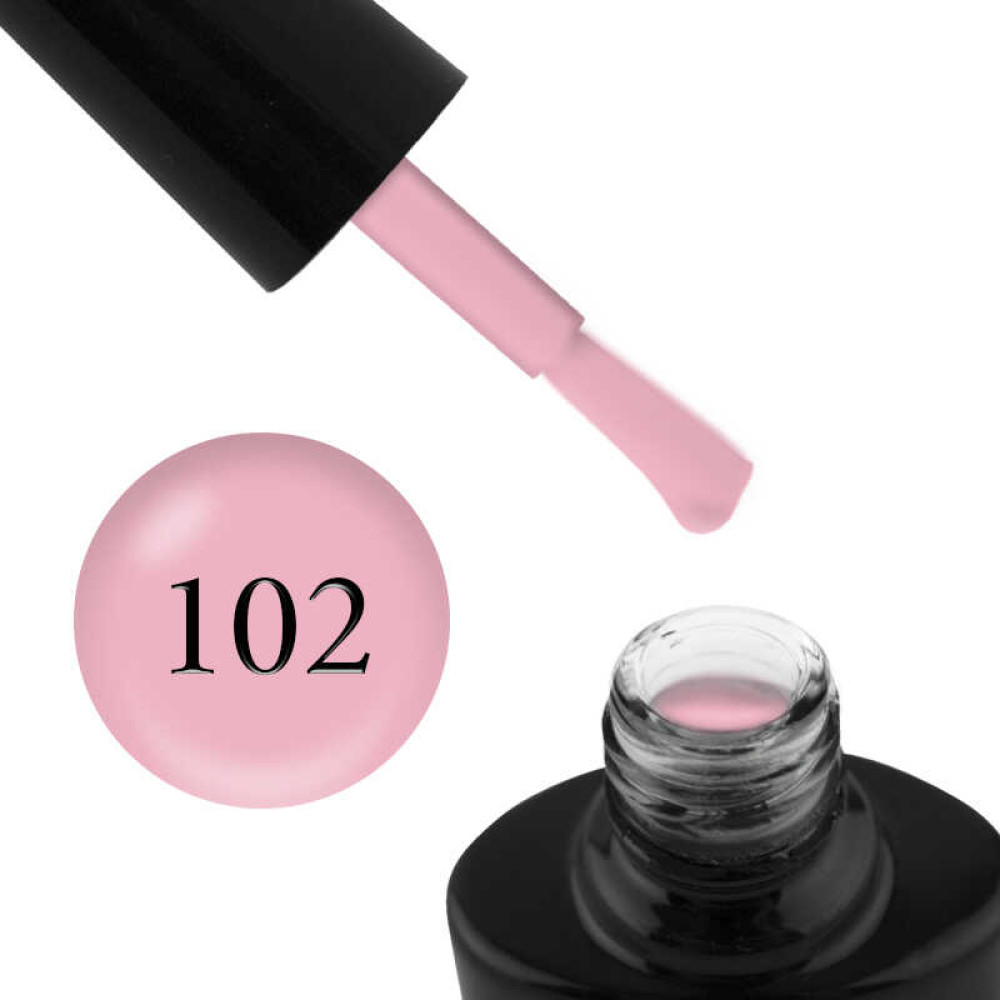 Гель-лак G.La color 102 мягкий розовый, 10 мл