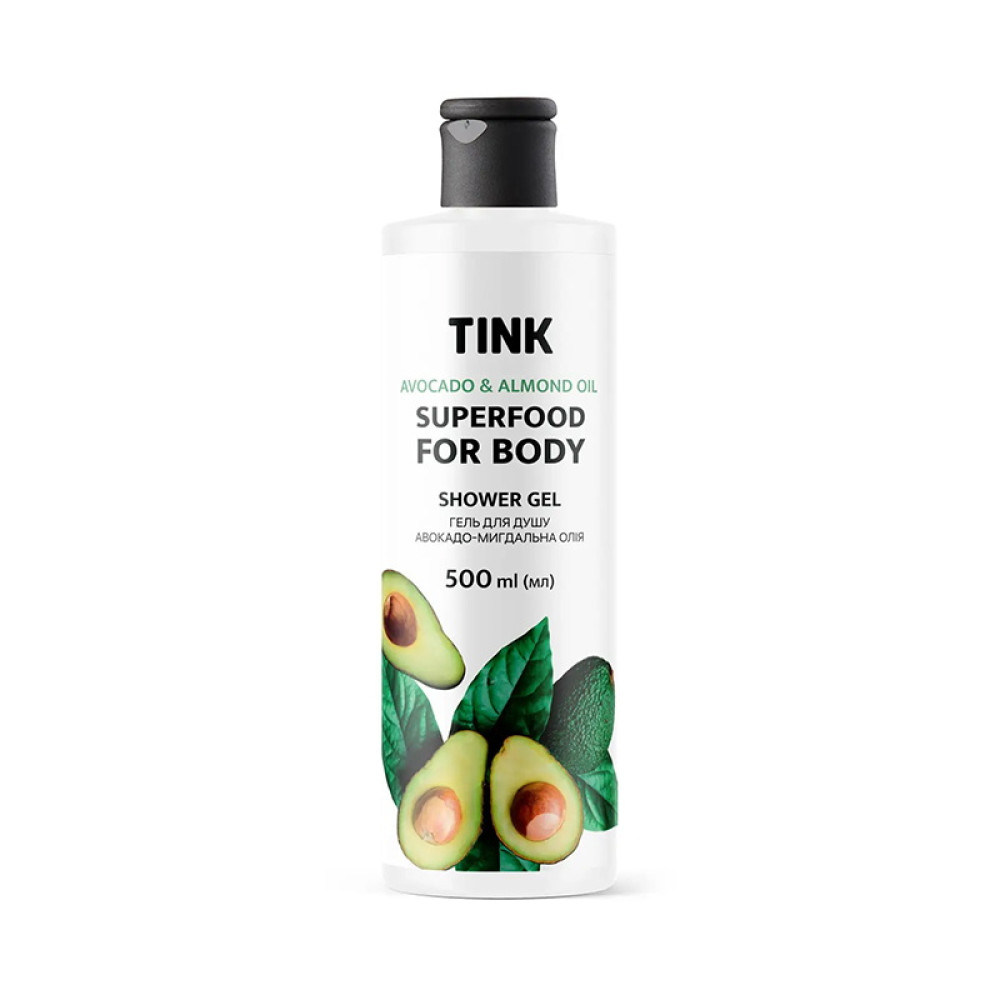 Гель для душу Tink Shower Gel Авокадо-Мигдальна олія. 500 мл