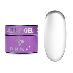 Гель для нарощування та моделювання DNKa Jelly Gel 0001 Clear. прозорий. 15 мл