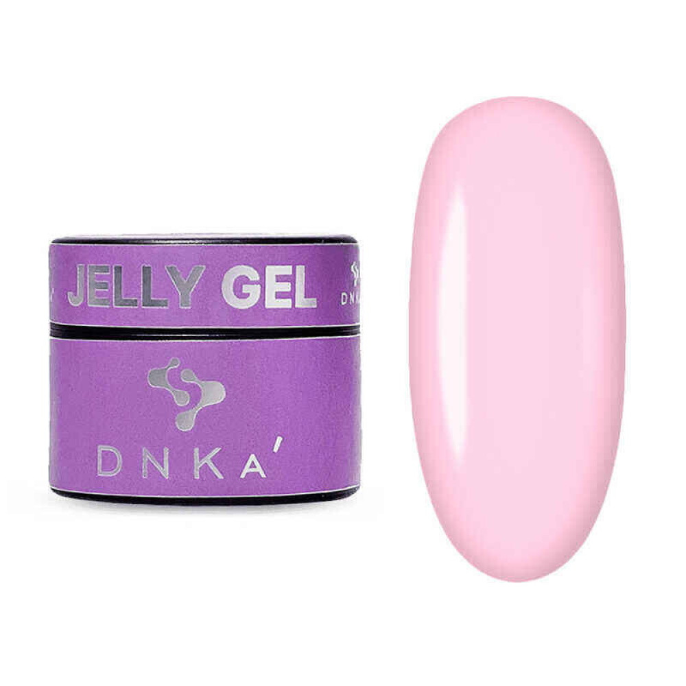 Гель для нарощування та моделювання DNKa Jelly Gel 0003 Fetis. ніжно-рожевий. 15 мл