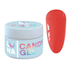 Гель для нарощування Luna Candy Gel 16 помаранчевий корал. 15 мл