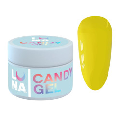 Гель для нарощування Luna Candy Gel 17 жовтий. 15 мл