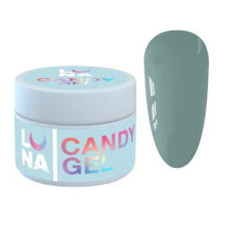 Гель для нарощування Luna Candy Gel 19 сірий. 15 мл