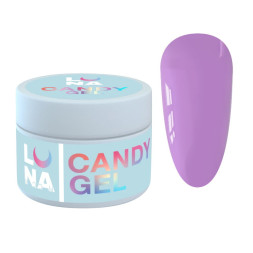 Гель для нарощування Luna Candy Gel 21 лілово-фіолетовий 15 мл