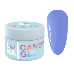 Гель для нарощування Luna Candy Gel 22 блакитний 15 мл