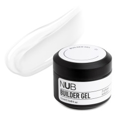 Гель для нарощування трифазний густий NUB Builder Gel 01. 12 мл