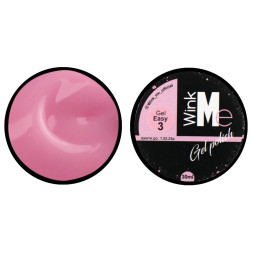 Гель для наращивания Wink Me Easy Gel 03 розовый. 30 мл