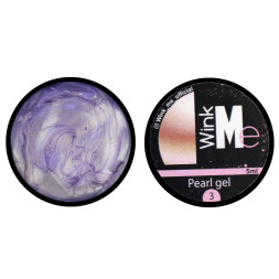 Гель для нарощування Wink Me Pearl Gel 03 перловий. бузковий. 5 мл