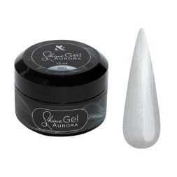 Гель F.O.X Shine Gel Aurora 002 для укрепления натуральных ногтей жемчужный айвори. 15 мл