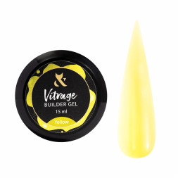 Гель F.O.X строительный Vitrage Builder Gel Yellow желтый 15 мл