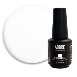 Гель камуфлюючий Adore Professional Bottle Gel Milky для укріплення нігтів молочний 15 мл