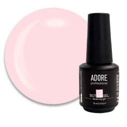 Гель камуфлюючий Adore Professional Bottle Gel Milky Pink для укріплення нігтів молочно-рожевий 15 мл