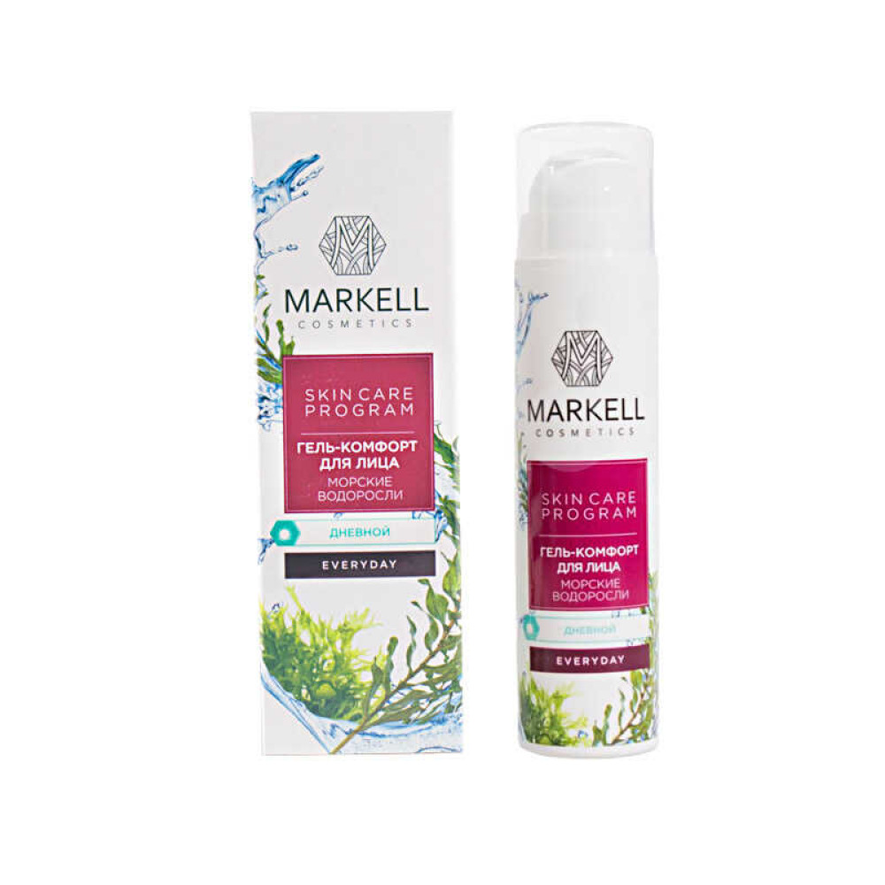Гель-комфорт для лица Markell Skin Care Program с морскими водорослями, дневной, 50 мл