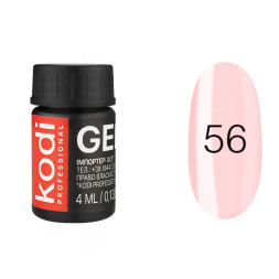 Гель-краска Kodi Professional 56, цвет светло-розовый, 4 мл