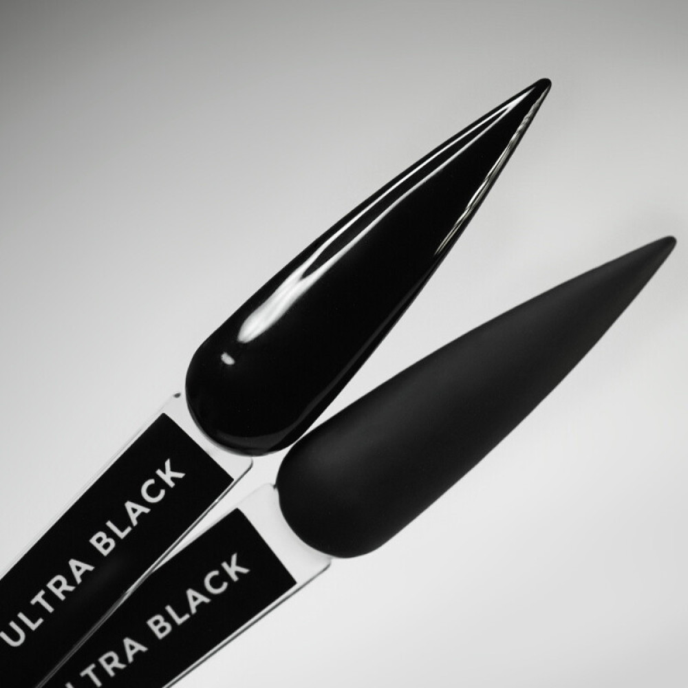 Гель-лак DNKa Ultra Black экстра черный. 12 мл