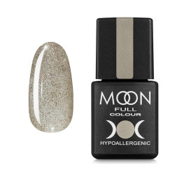 Гель-лак Moon Full Colour 329 серебристо-жемчужный шиммерный. 8 мл
