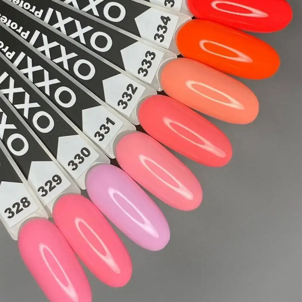 Гель-лак Oxxi Professional 332 розовый коралл. 10 мл