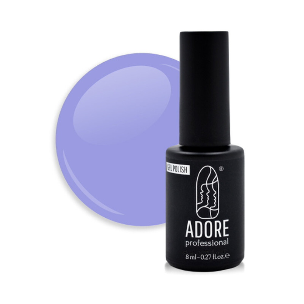 Гель-лак Adore Professional 482 Glycine разбеленный фиолетовый. 8 мл
