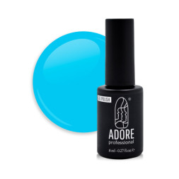 Гель-лак Adore Professional 483 Pool насичений блакитний . 8 мл