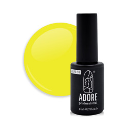 Гель-лак Adore Professional 487 Lemongrass лимонно-гірчічний 8 мл