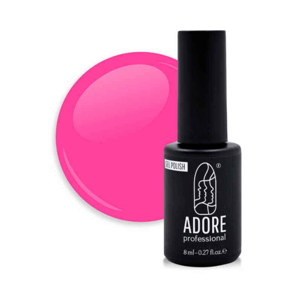 Гель-лак Adore Professional 490 Bonbon экстра розовый. 8 мл