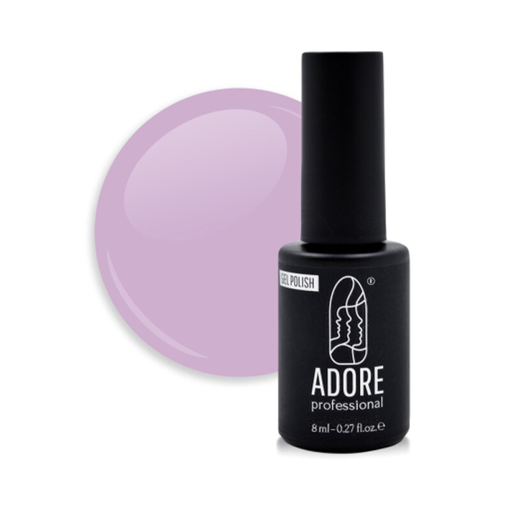 Гель-лак Adore Professional 491 Orhid світлий рожево-бузковий. 8 мл