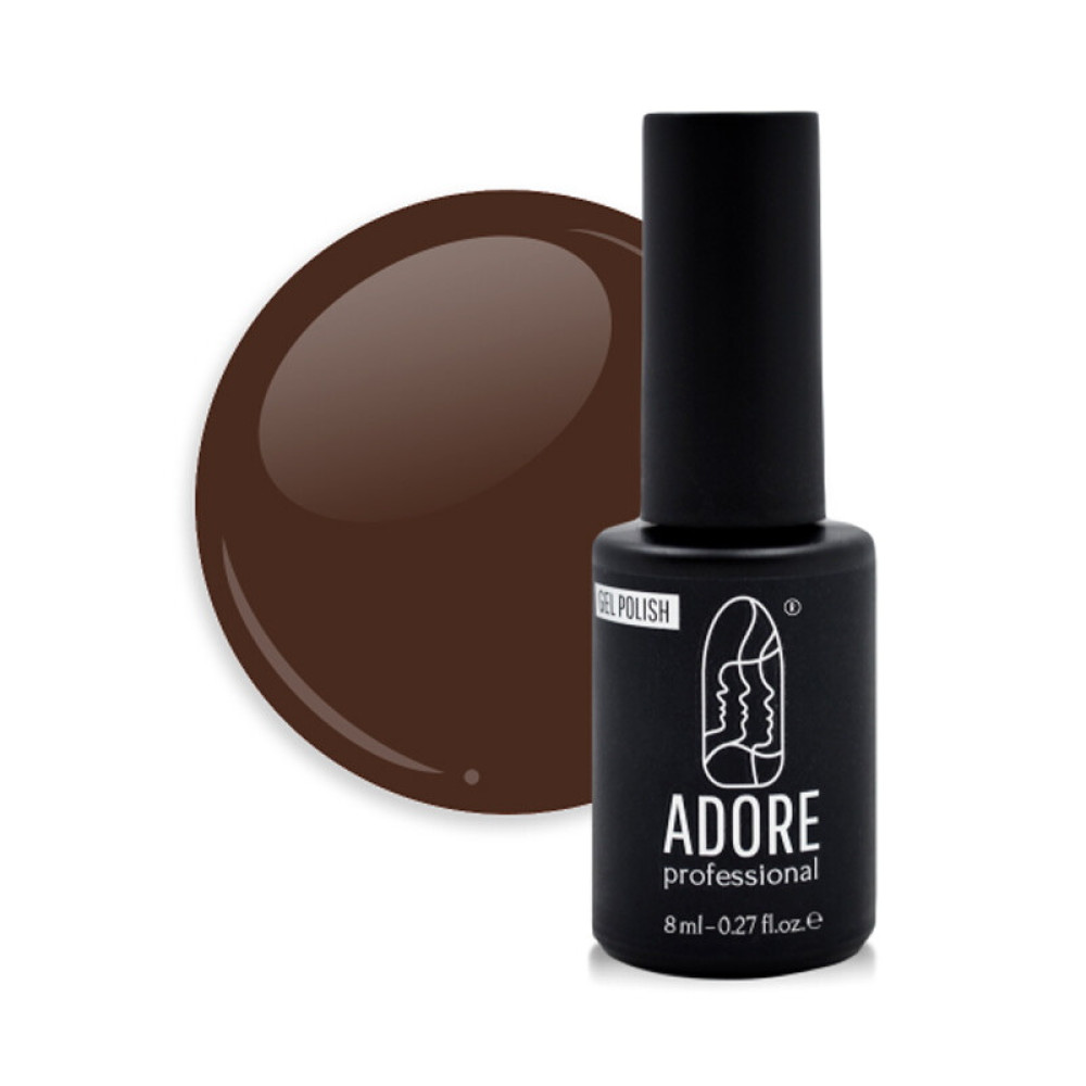 Гель-лак Adore Professional 497 Clove классический коричневый. 8 мл